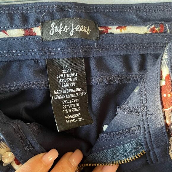 Skinny pants/navy blue/Size2 - Picture 5 of 8